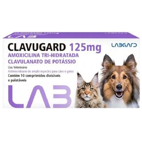 Clavugard-125-mg-Antimicrobiano-caes-e-gatos-10-comprimidos