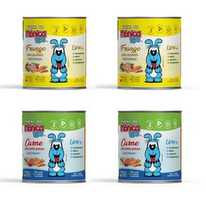 Kit-8-com-4-latas-Alimento-Natural-Premium-Turma-Monica-Pets