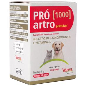 Pro-artro-1000-Suplemento-caes-e-gatos-60-comprimidos