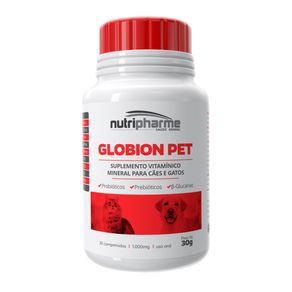 Globion-Pet-1000-mg-Suplemento-caes-e-gatos-30-comprimidos