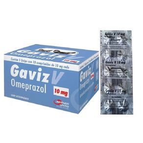 Gaviz-V-10-mg-Omeprazol-50-comprimidos