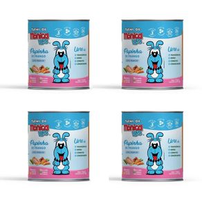 Kit-2-com-4-latas-Alimento-Natural-Premium-Turma-Monica-Pets