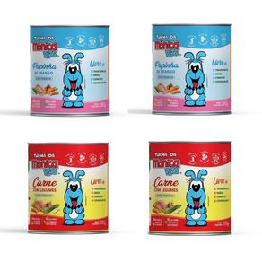 Kit-9-com-4-latas-Alimento-Natural-Premium-Turma-Monica-Pets