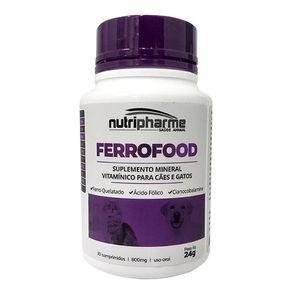 Ferrofood-800-mg-Suplemento-para-caes-e-gatos-30-comprimidos