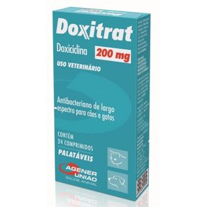Doxitrat-200-mg-Antibacteriano-caes-e-gatos-24-comprimidos