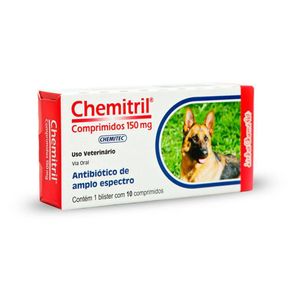 Chemitril-150-mg-Antibiotico-para-caes-10-comprimidos