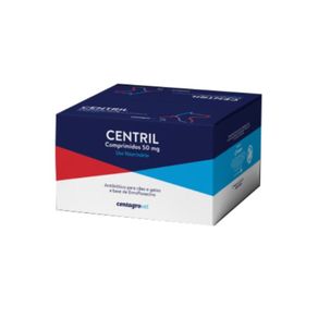Centril-50-mg-Antibiotico-para-caes-e-gatos-100-comprimidos