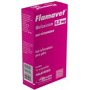 Flamavet-02-mg-Anti-inflamatorio-para-gatos-10-comprimidos