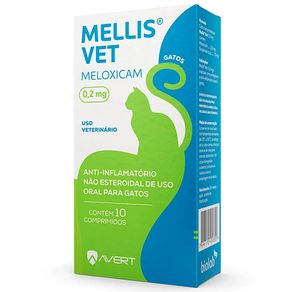 Mellis-Vet-02mg-Anti-Inflamatorio-para-gatos-10-comprimidos
