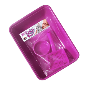Kit-Higiene-para-gatos-com-3-Pecas-Rosa
