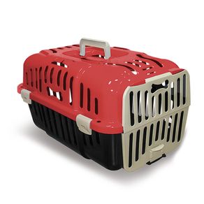Caixa-de-Transporte-Joy-Vermelha-para-caes-e-gatos-ate-6kg
