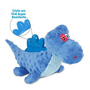 Brinquedo-de-Pelucia-Dinorex-com-Vinil-para-caes-Azul